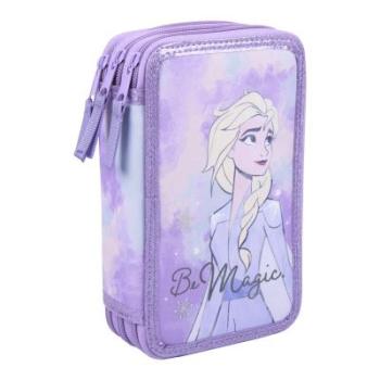 Disney Frozen II pencil case (filled, 3 pockets)